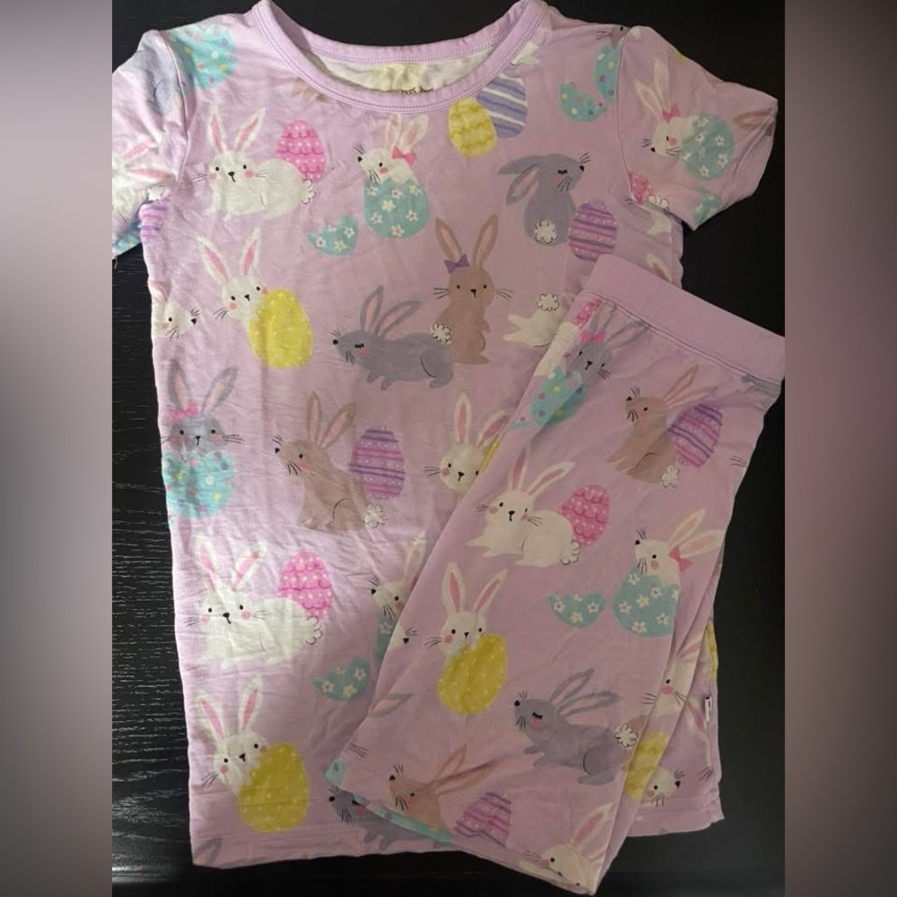 Little Sleepies pjs size 7/8 - Bunnies